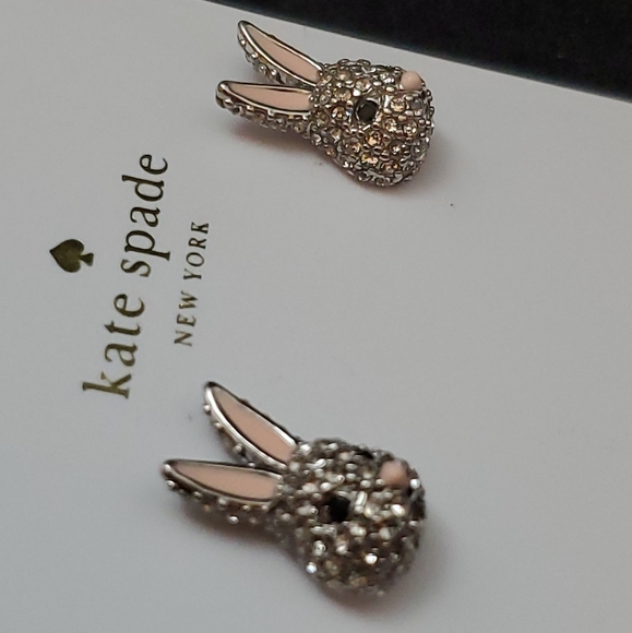 NWT Kate Spade Make Magic Bunny Stud Earrings - Picture 5 of 7